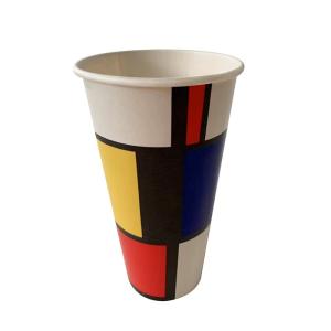 China 16 Oz Cold Drink Paper PE Lined Cups Eco Friendly Customizable For Home And Business wholesale
