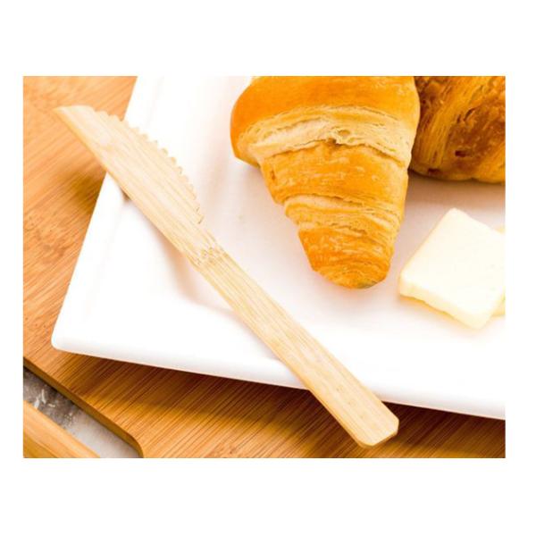 Compostable17cm Disposable Natural Bamboo Cutlery Sets