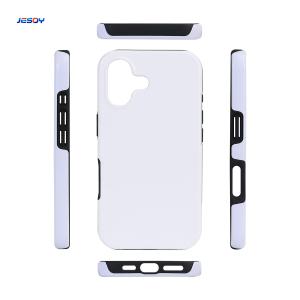 China Sublimation 3D 2in1 Film Mobile Phone Case Blank Phone Cover For IPhone 16 Pro Max wholesale