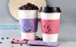 Cup Sleeve, Corrugated Up Sleeve With Printing, Brand Logo, Hot Paper Cup,Cup