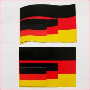 China National Advertising Promotional Magnetic car sticker Germany wholesale