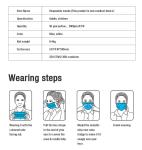 3 Ply Disposable Surgical Face Mask Resistance Pollution 50pcs Per Box With