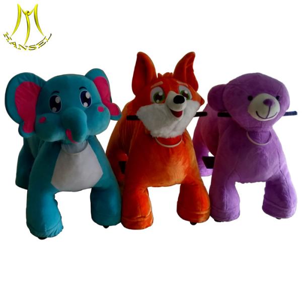 Hansel animal scooter for mall and adult ride on animal made in china with