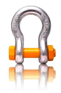 China Galvanized Steel WLL 30 Tonne 1.5 Inch Shackle Bow Type wholesale
