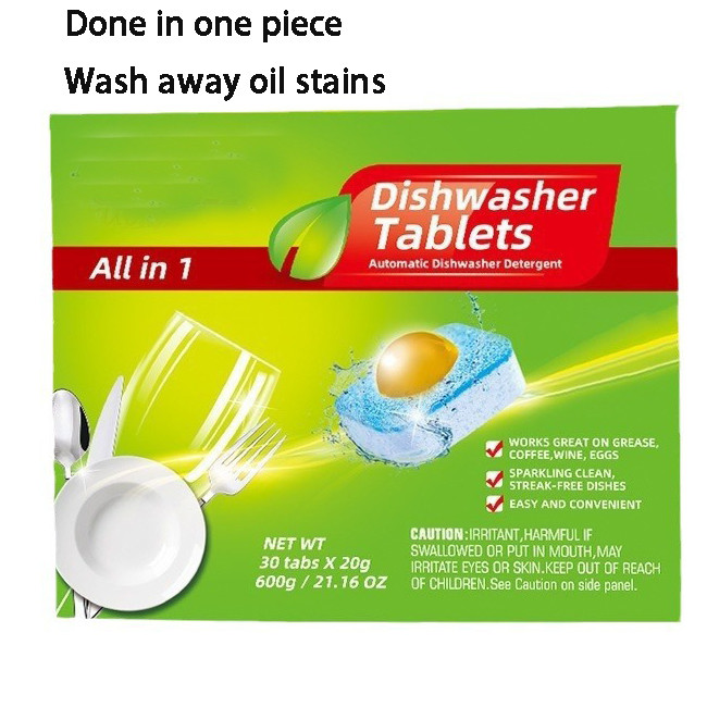 OEM ODM Biodegradable Dishwasher Tablets To Remove Oil And Brighten Dishes