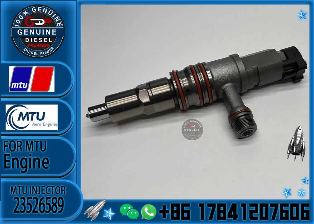 Diesel injector X52407500053 52400017 23526589 for VTO-G463BD MTU4000 fuel injector for machinery