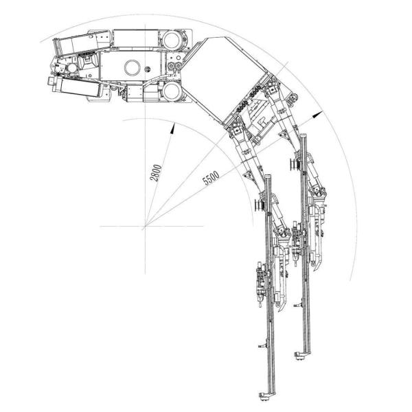 Alloy Steel Bit Hydraulic Underground Mining Drilling Machines Mining Drilling Rig