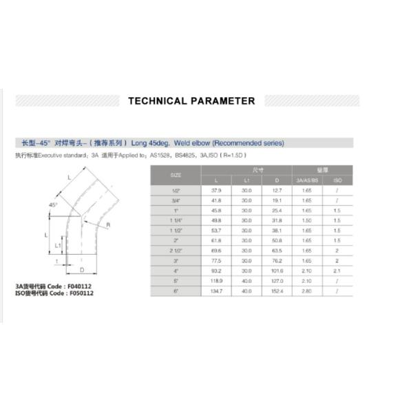 Customized 45 Degree Elbow Internal Thread Malleable Stainless Steel Pipe Fittings