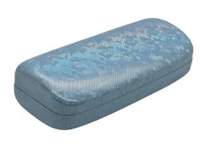 China PU Wrapped Metal Clamshell Glasses Case wholesale