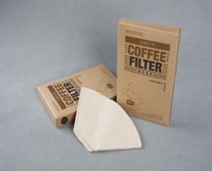 China Disposable Paper Pour Over Coffee Dropper Cone Coffee Filter 100 Pcs wholesale