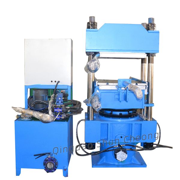 Column-type Flat Plate Vulcanizing Machine with 2-4 Working Layers, 35# Steel Plates, and Automatic Control