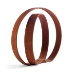 Large Rustic Metal Ring Circle Garden Art Corten Steel Garden Ring Hoop