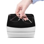 Simple Portable Leather Sublimation Glasses Bag Custom Glasses Case For