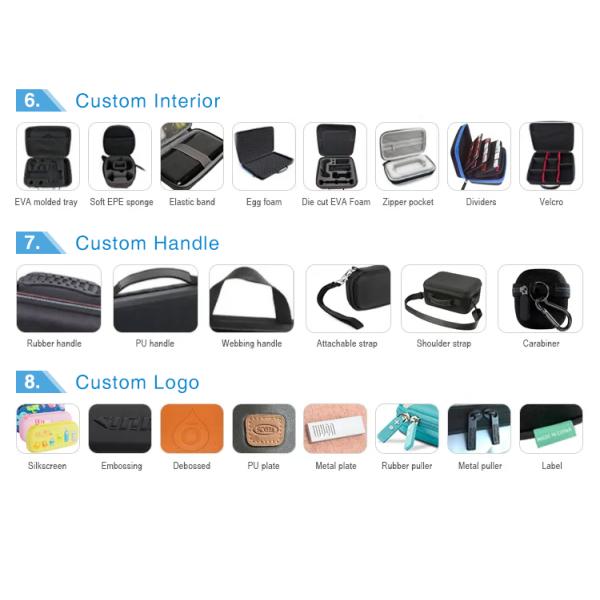 Supercute Custom EVA High Quality Multifunctional EVA Storage Box Case Easy Clean