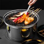 Portable BBQ Grilling Stove Stainless Steel 29cm For Camping