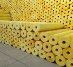 Steam Pipeline Heat Insulation Tube Glass Wool For Cold And Hot Water Equipment