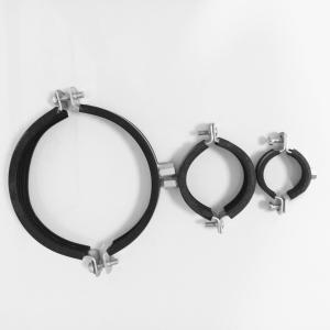 China OEM Nut Strut Channel Pipe Clamp EPDM Rubber Insert Drainage tubes wholesale