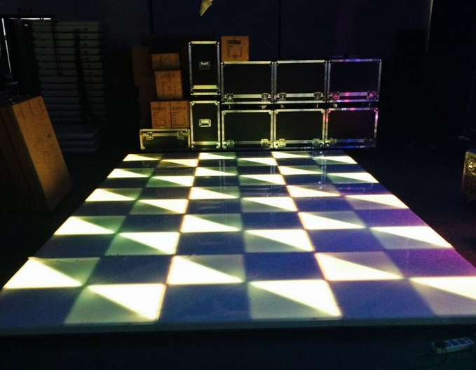 Wedding Disco Light Dance Floor DMX512 Sound Active Acrylic Nightclub Stage Show Light Rgb