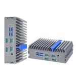 Small Mini PC J6412 Quad Core 6 USB 4 COM 2 Lan Nano Computer