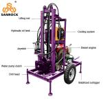 Portable Water Well Drilling Rig Power 22HP Hydraulic Drilling Machine Deep
