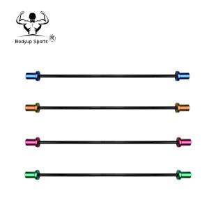 China Junior 5 Lb Barbell Alumium Material Customized Logo 1200mm Size wholesale