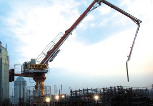 China Climbing Placing Boom Concrete Pump HG32 31.7m Radius Of Placing Boom wholesale