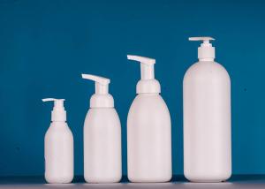 China 180,240,400,550,1000 ML Plastic Lotion Bottles with Pumps, Leak Proof, Empty White Refillable, BPA Free for Shampoo Body wholesale