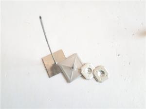 China 2-1/2&quot; Metal Insulation Hangers , Self Adhesive Insulation Hangers HVAC Accessories wholesale