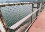 Light Weight Knitted Stainless Steel Ferrule Rope Mesh For Commercial Guard Rail