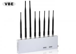 China Wifi Cell Phone Signal Jammer 12 Watts Transmission Power, GPS Wifi Mobile Phone Signal Blocker, Wireless Signal Jammer wholesale