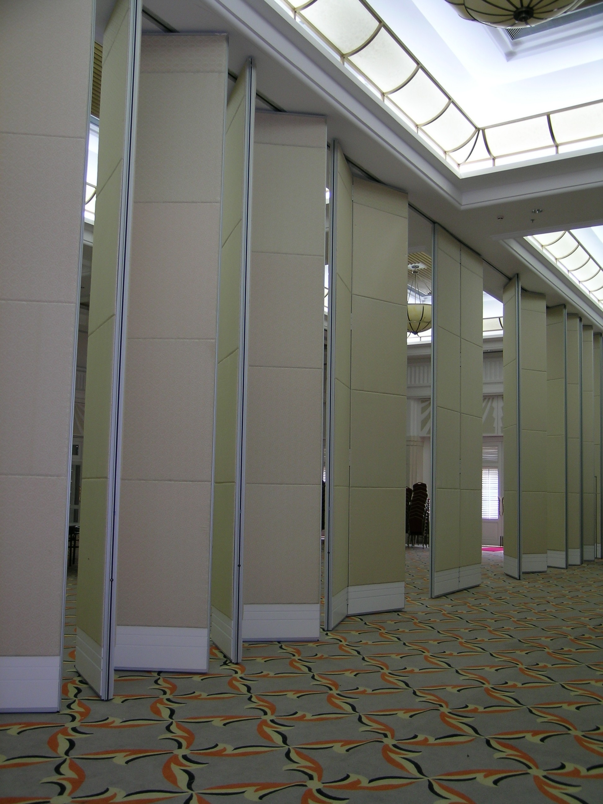 Acoustic Rate 45 Db Commercial Sliding Doors Wall Partition 3.346 Inch Thickness