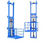 Height 5m Two Post Cargo Lift Elevator 1000KG Freight Lift Elevator