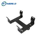 Aluminum laser cut black oxide parts bracket