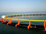 Black and Yellow Floating Fish Farming Net Cage Customized in Kenya