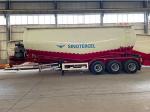 55000L Bulk Cement Semi Trailer Weichai Engine Cement Tanker Trailer