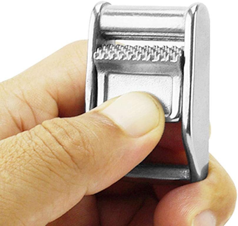 Polished Finish 1 Inch Stainless Steel Spring Cam Buckle for Marine Applications