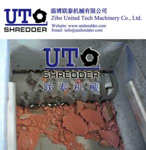 China good quality blade &amp; knives in single shaft shredder / one rotor crusher / recycling machines wholesale