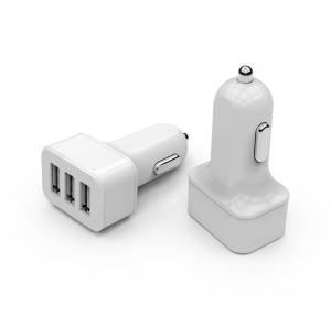 China 5V4.4A 22W Multi Usb Car Charger Adapter with 3 USB Port Output on sale