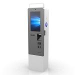 Outdoor Parking Lot Payment Kiosk With 21.5 Inch HD Touch Screen Camera Bank