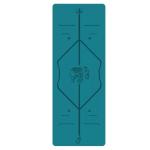 yoga mat, PU+ Natural rubber yoga mat, anti slip polyurethane, large exercise