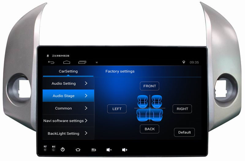 Ouchuangbo car touch screen radio stereo android 8.1 for Toyota RAV4 2009-2012 with USB SWC 1080P Video Blluetooth