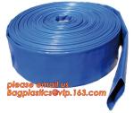 Customized inch 3/4"-16" discharge water pvc layflat hose tubing pipe flexible