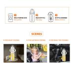 Night PPSU Feeding Bottle Anti Colic 240ml Formula Making Bottles