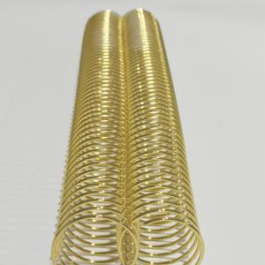 China 48 Loops Single Spiral Metal Coil Binding 0.25 - 2'' For Notebook wholesale