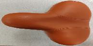 China Stylish OEM Brown Leather Mountain Bike Seat Exquisite Design wholesale