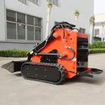 ZHONGMEI Electric Start Small Skid Steer Diesel Loader With Bucket Different