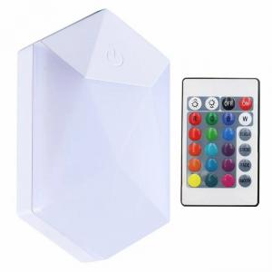 China 10x5.5x2.5cm Colorful Cabinet Led Sensor Light Touch Switch Light With Remote RGB wholesale