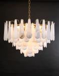 Modern Minimalist Alabaster Chandelier Living Room Chandeliers Light Luxury