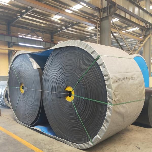 EP100 EP150 Polyester Rubber Conveyor Belt for Cement with High Carcass Modulus and Impact Resistance