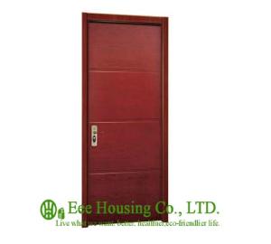 China Solid wood skeleton Timber Veneer door, With hardware and accessories wholesale